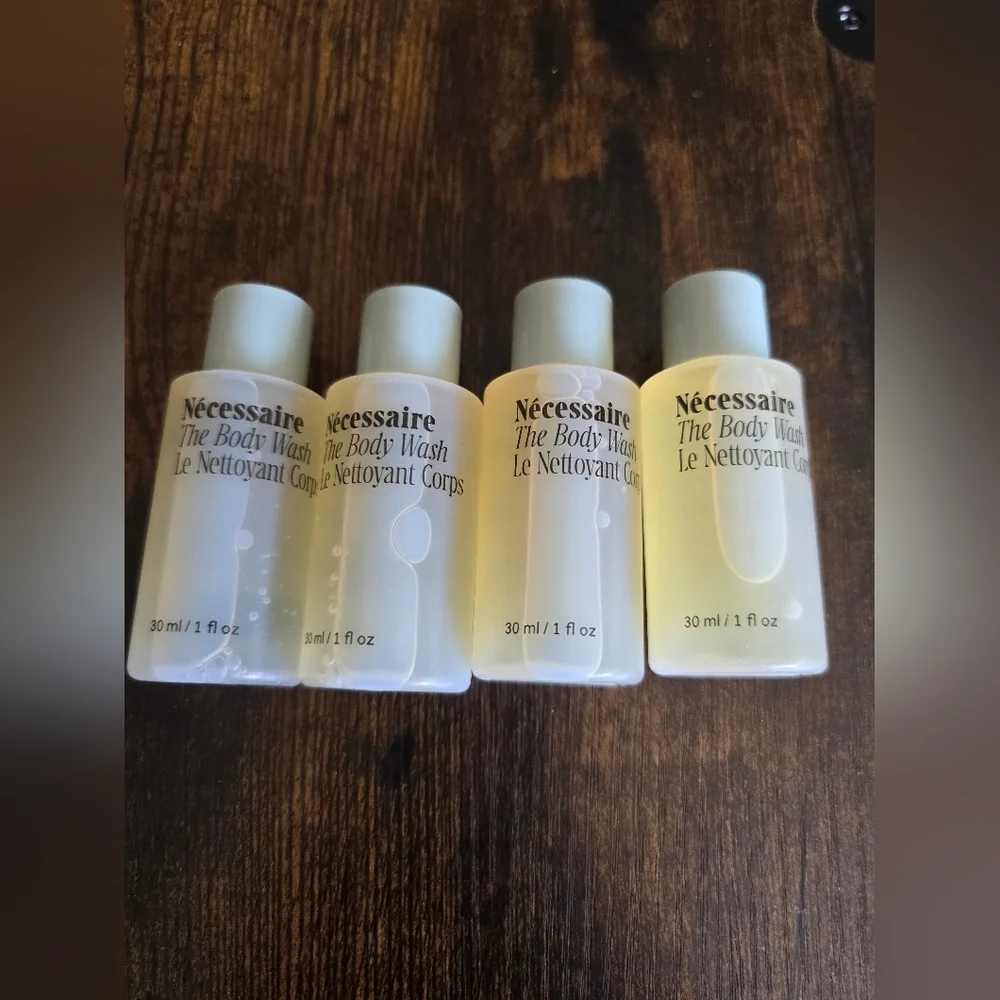 Nécessaire, The Body Wash , Eucalyptus, 1 fl oz Each, BUNDLE of 4!